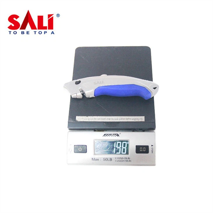 Zinc alloy retractable utility knife1+ 3blade (3)